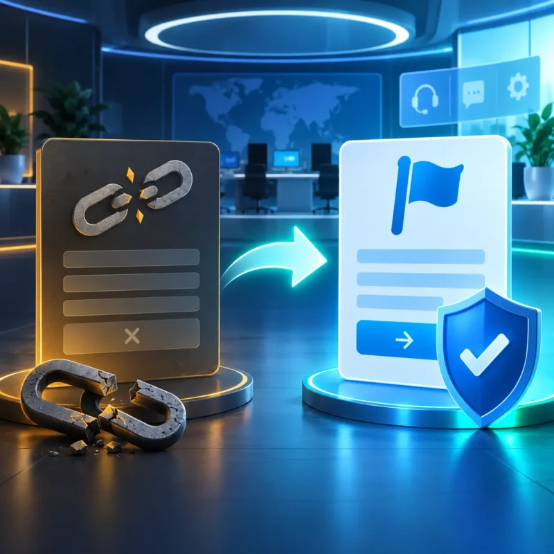 Minh họa Link 808 Facebook cũ và đường dẫn hỗ trợ mới