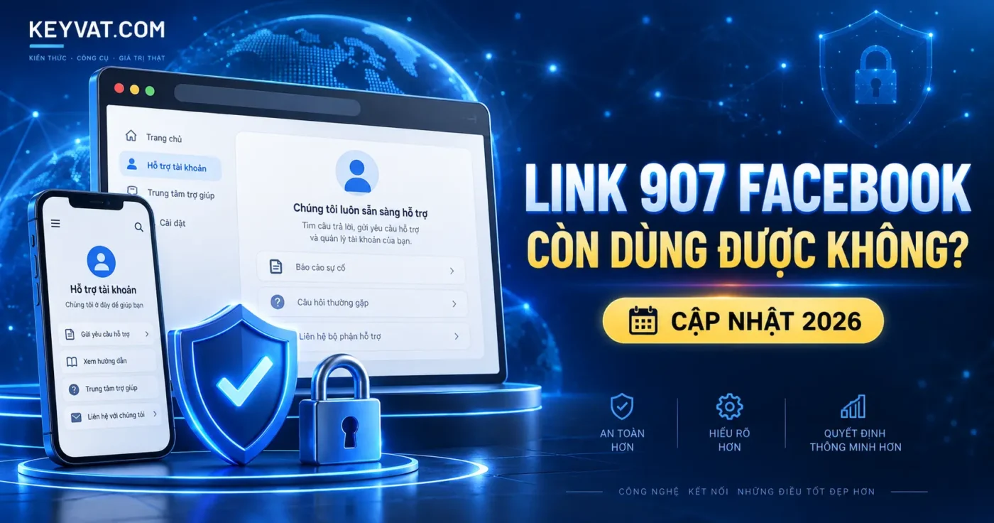 Link 907 Facebook và cách kháng nghị tài khoản bị vô hiệu hóa năm 2026