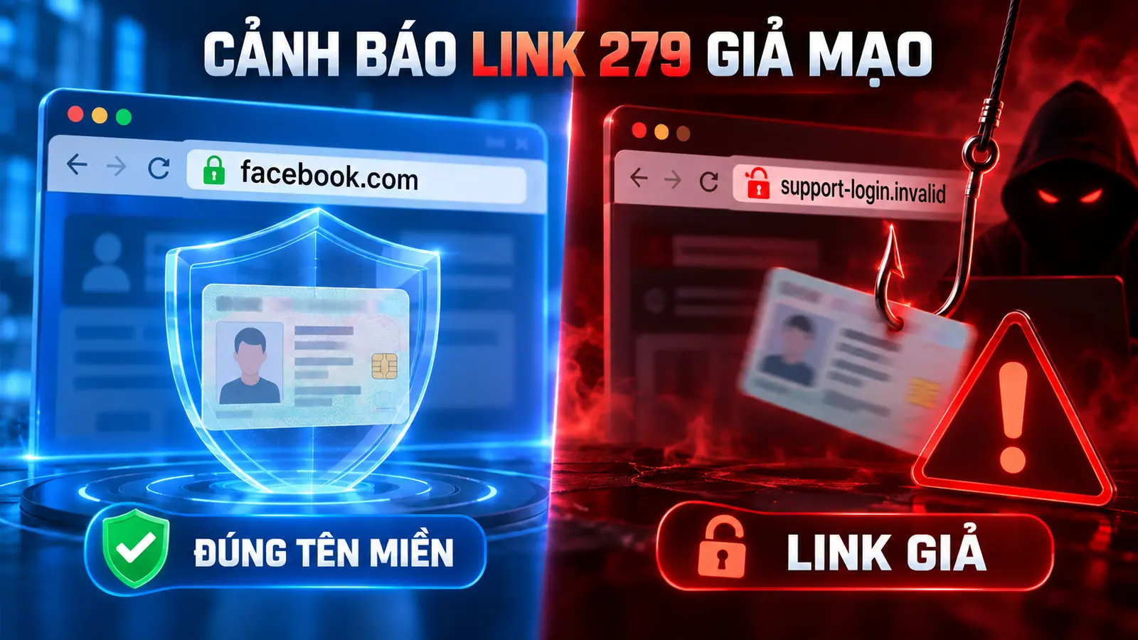 Cảnh báo website giả mạo Link 279 thu thập giấy tờ